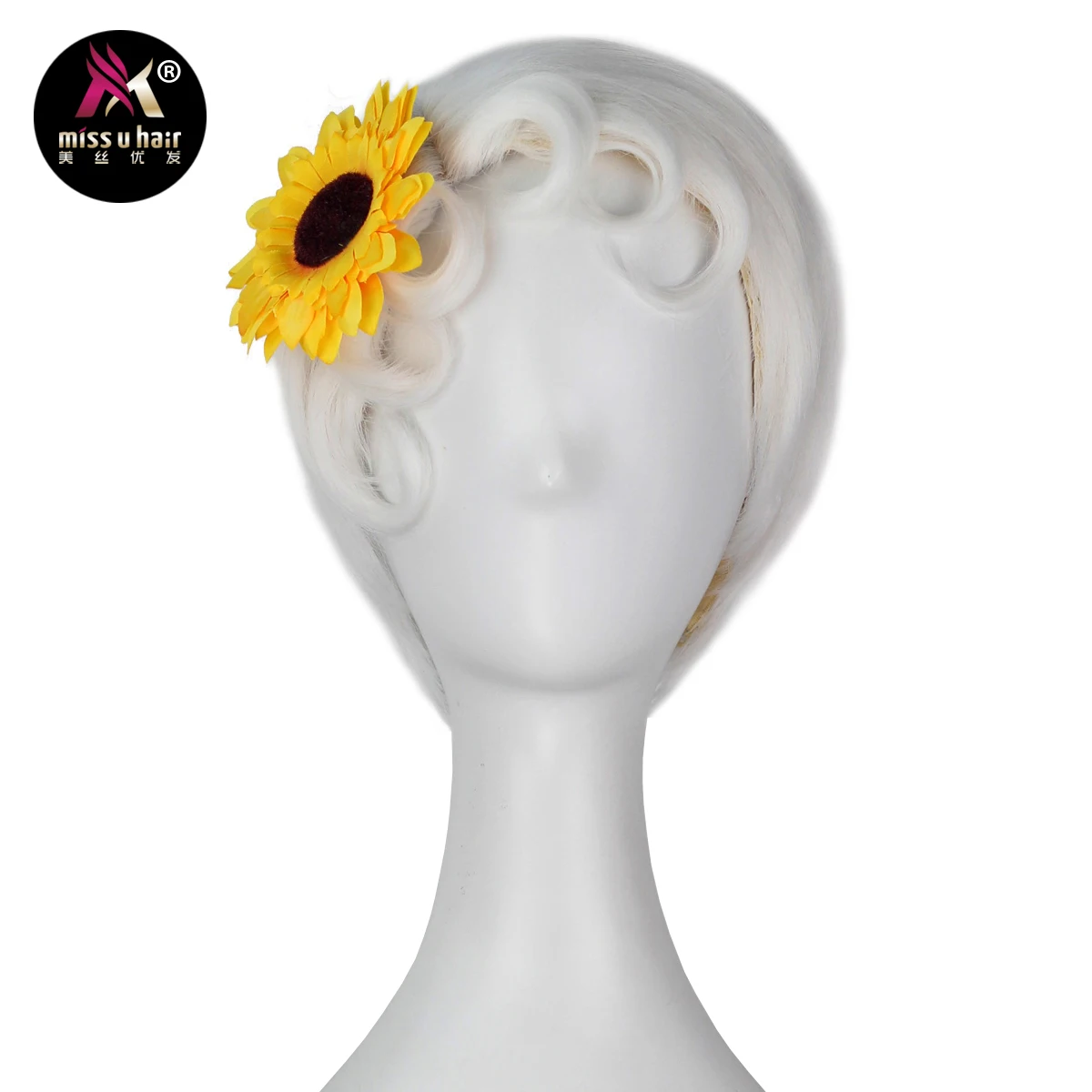 Женские синтетические парики Miss U Hair, короткие белые парики с завитыми челками, для косплея, Вечеринки На Хэллоуин
Женские синтетические парики Miss U Hair, короткие белые парики с завитыми челками, для косплея, Вечеринки На Хэллоуин