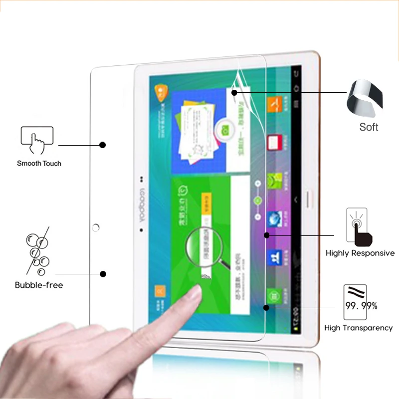 

HD Transparent lcd screen protector film For ReadBoy G300 10.1" Ultra Clear glossy front screen protective film + clean cloths