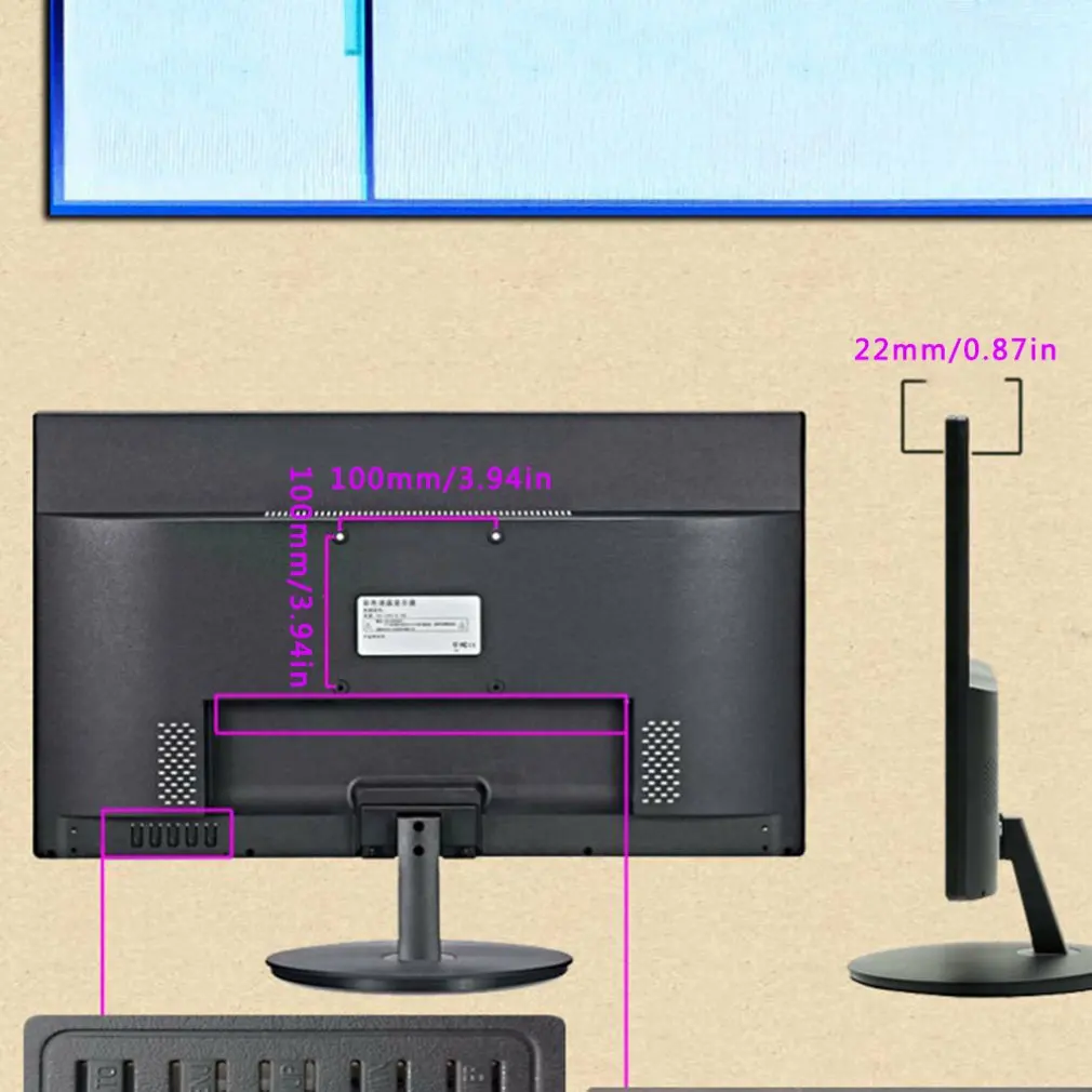 19Inch PC Monitor Lcd Display HD Desktop Gaming Gamer Computer Screen Flat Panel Desktop Computer Monitor Monitoring Game Screen
19Inch PC Monitor Lcd Display HD Desktop Gaming Gamer Computer Screen Flat Panel Desktop Computer Monitor Monitoring Game Screen