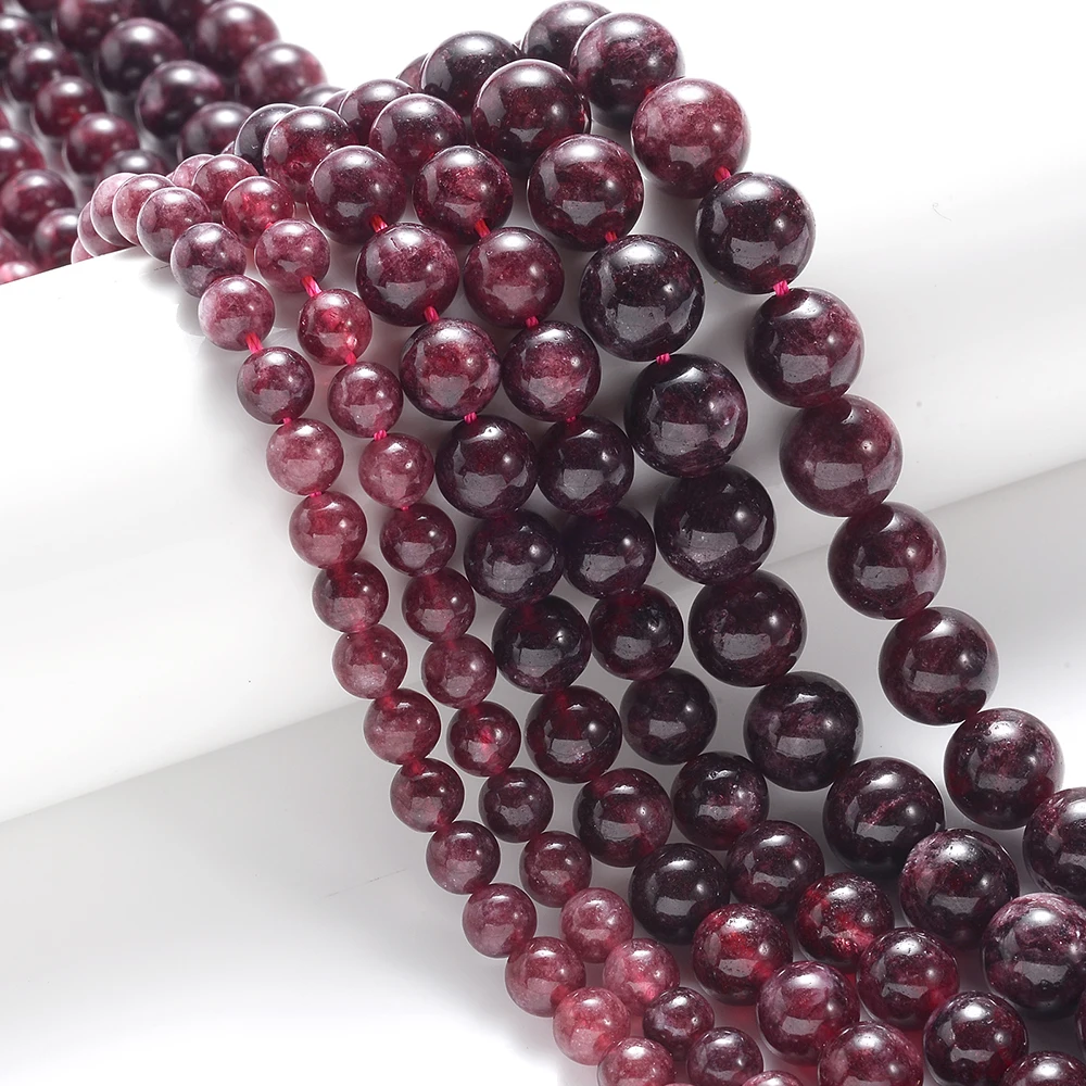 Dark Red Natural Garnet Stone Beads 4 6 8 10mm Round Loose Spacer Beads for Jewelry Making DIY Bracelet Necklace Handmade Craft
Dark Red Natural Garnet Stone Beads 4 6 8 10mm Round Loose Spacer Beads for Jewelry Making DIY Bracelet Necklace Handmade Craft