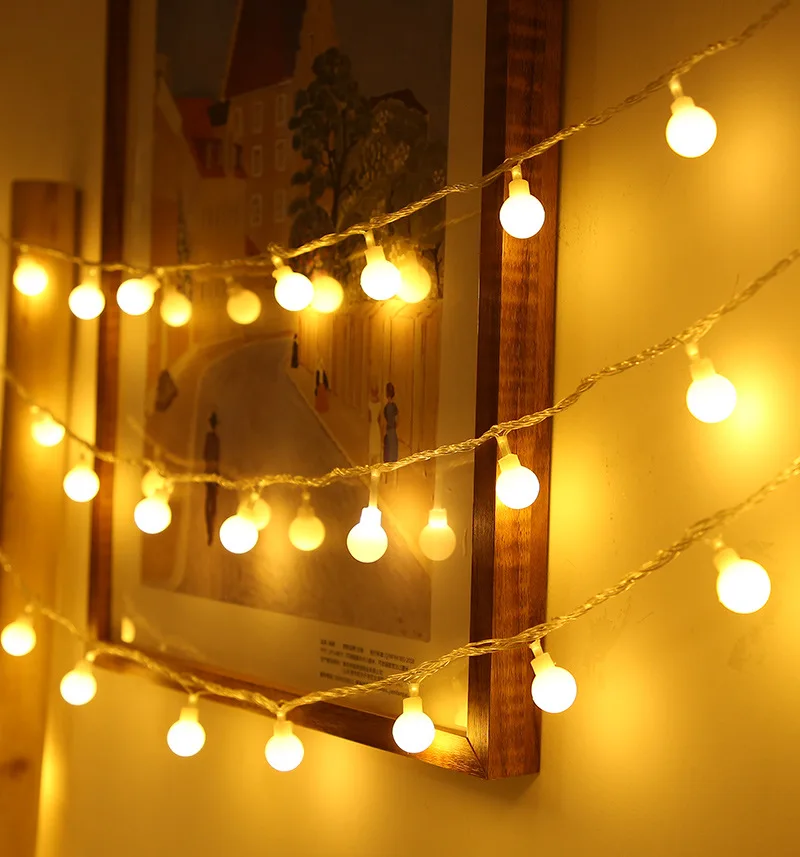 BEIAIDI 20/30/50/100M Starry Ball Christmas Fairy Light Led Snowflakes Star Garland Light Wedding Party Globe Ball String Light
BEIAIDI 20/30/50/100M Starry Ball Christmas Fairy Light Led Snowflakes Star Garland Light Wedding Party Globe Ball String Light