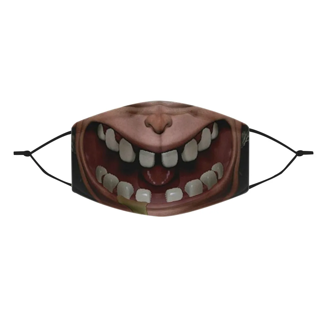 Adult Funny Monster Mouth Printed Mask Unisex Washable Reusable Dust-Proof Breathable Facemask Cycling Mask Dropshipping
Adult Funny Monster Mouth Printed Mask Unisex Washable Reusable Dust-Proof Breathable Facemask Cycling Mask Dropshipping