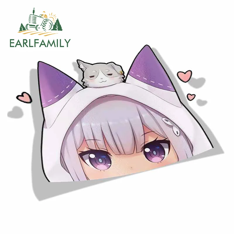 EARLFAMILY Cartoon Car Sticker for Emilia Re Zero Peeker Big Head Anime Vinyl JDM Window Trunk Laptop Wall Decal Car Accessories
EARLFAMILY Cartoon Car Sticker for Emilia Re Zero Peeker Big Head Anime Vinyl JDM Window Trunk Laptop Wall Decal Car Accessories