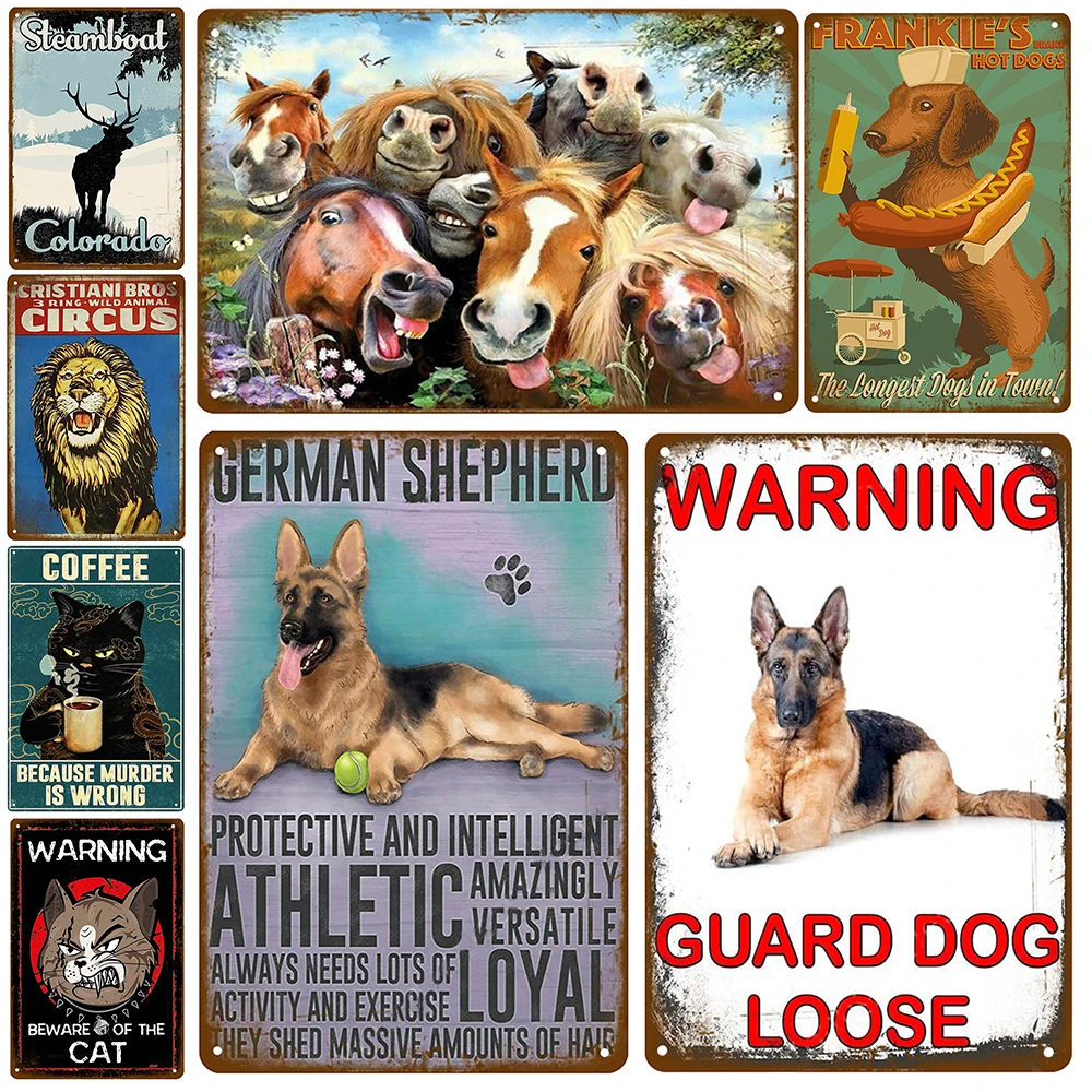 Vintage Metal Tin Sign Plaque Animal Posters Retro Dog Posters Cat Iron Painting Home Bar Garage Decorative Plates
Vintage Metal Tin Sign Plaque Animal Posters Retro Dog Posters Cat Iron Painting Home Bar Garage Decorative Plates