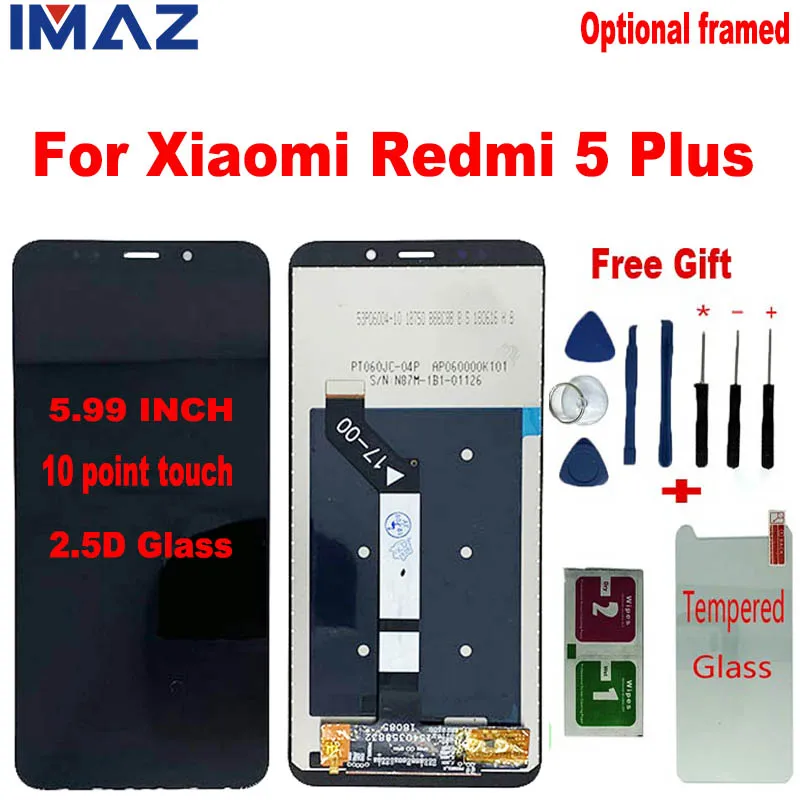 Оригинальный ЖК-дисплей IMAZ 5,99 дюйма для Xiaomi Redmi 5 Plus, ЖК-дисплей с рамкой 10, сенсорный экран Redmi5 Plus, ЖК-сенсорный экран с дигитайзером в сборе
Оригинальный ЖК-дисплей IMAZ 5,99 дюйма для Xiaomi Redmi 5 Plus, ЖК-дисплей с рамкой 10, сенсорный экран Redmi5 Plus, ЖК-сенсорный экран с дигитайзером в сборе