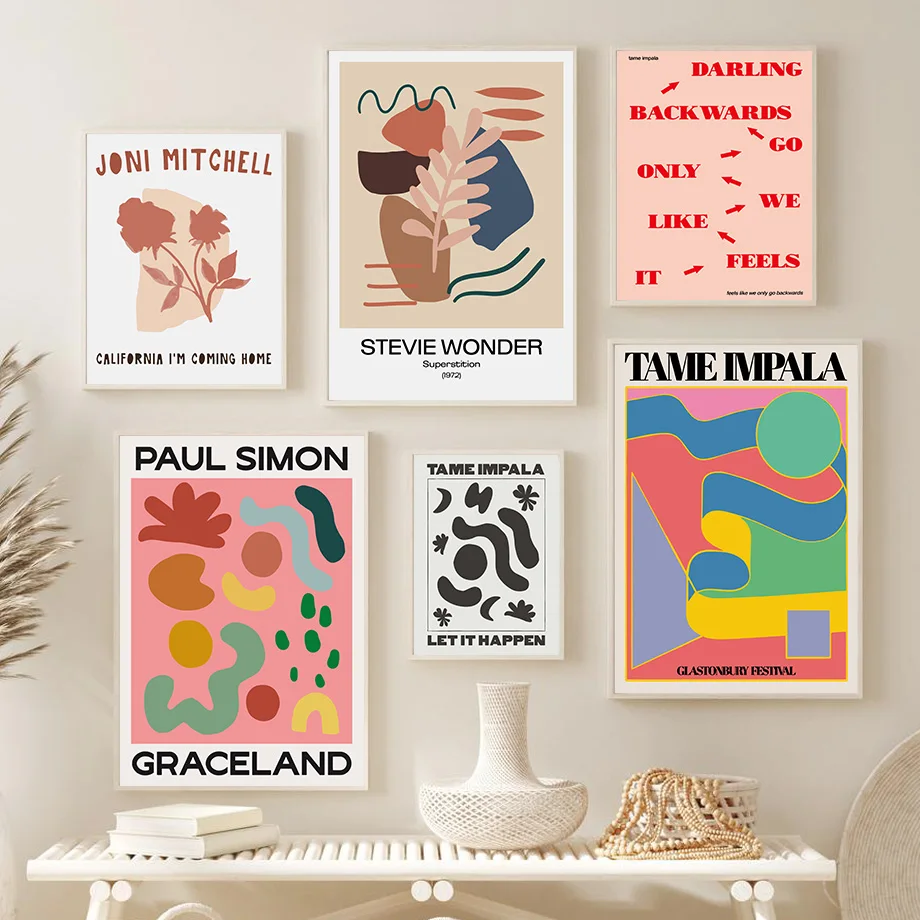 Vintage Tame Impala Abstract Boho Wall Art Canvas Painting Nordic Posters And Prints Wall Pictures For Living Room Home Decor
Vintage Tame Impala Abstract Boho Wall Art Canvas Painting Nordic Posters And Prints Wall Pictures For Living Room Home Decor