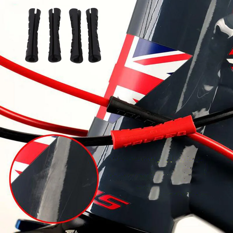 4Pcs Bicycle Cable Protector Brake Shift Line Frame Protect Sleeve MTB Road Fixed Gear Bike Universal Bike Accessories
4Pcs Bicycle Cable Protector Brake Shift Line Frame Protect Sleeve MTB Road Fixed Gear Bike Universal Bike Accessories