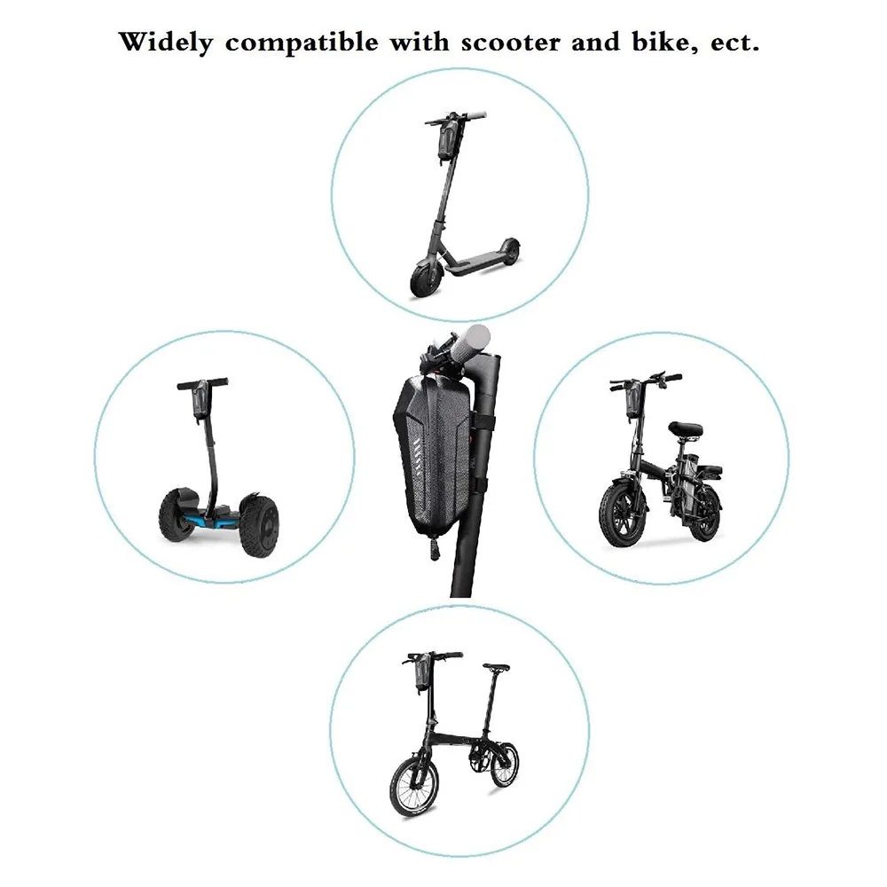 Electric Scooter Head Handle Bag EVA Hard Shell Scooter Front Hanging Bag 3L Waterproof Scooter Handlebar Bag for Xiaomi M365
Electric Scooter Head Handle Bag EVA Hard Shell Scooter Front Hanging Bag 3L Waterproof Scooter Handlebar Bag for Xiaomi M365