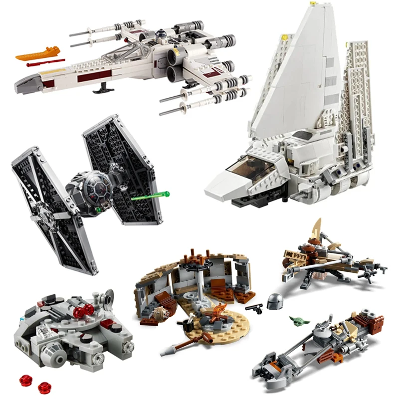 Конструктор X-wing Imperial Tie Fighter, совместимый с кораблем, 75301, 75300, 75302
Конструктор X-wing Imperial Tie Fighter, совместимый с кораблем, 75301, 75300, 75302