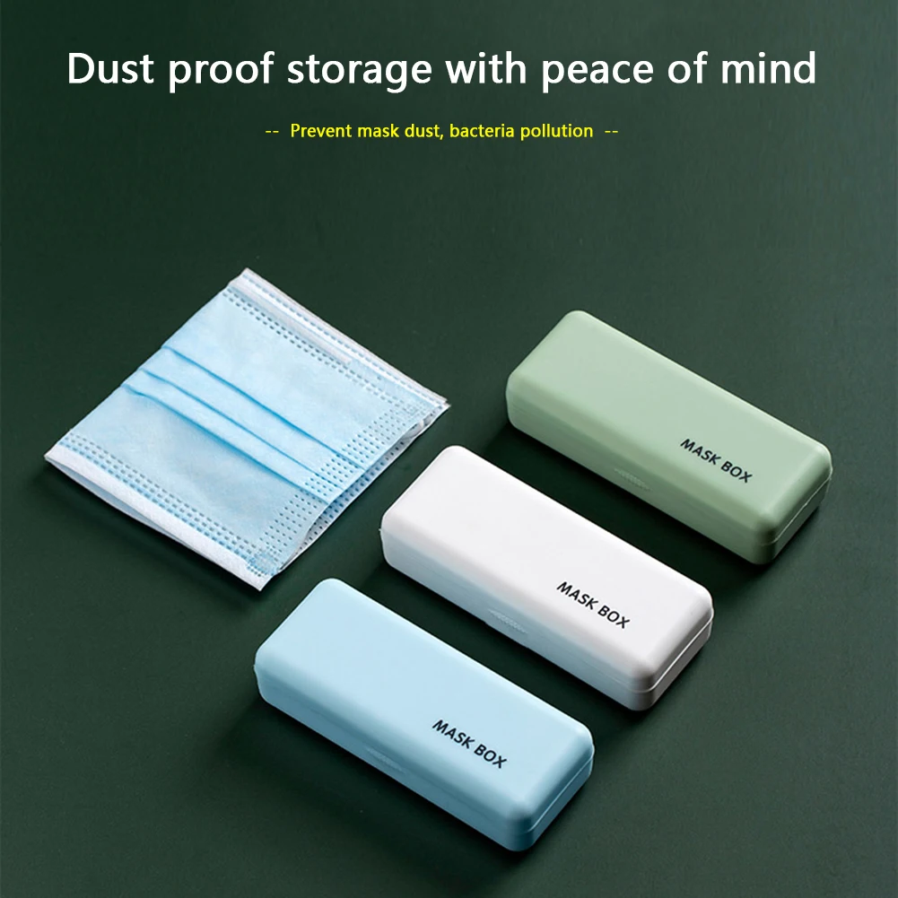 Portable Plastic Dustproof Face Mask Storage Box Holder Waterproof Mouth Cover Respirator Cloth Container Case Care and Safety
Portable Plastic Dustproof Face Mask Storage Box Holder Waterproof Mouth Cover Respirator Cloth Container Case Care and Safety