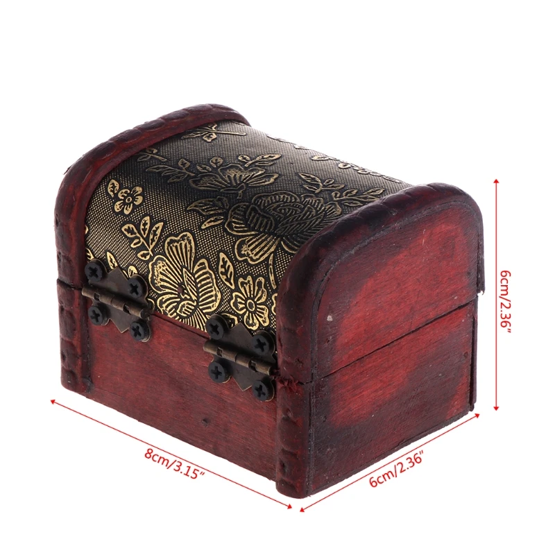 2021 New 2021 New Jewelry Retro Floral Wood Rings Case Lock Necklace Container Tool set Dec16 
2021 New 2021 New Jewelry Retro Floral Wood Rings Case Lock Necklace Container Tool set Dec16