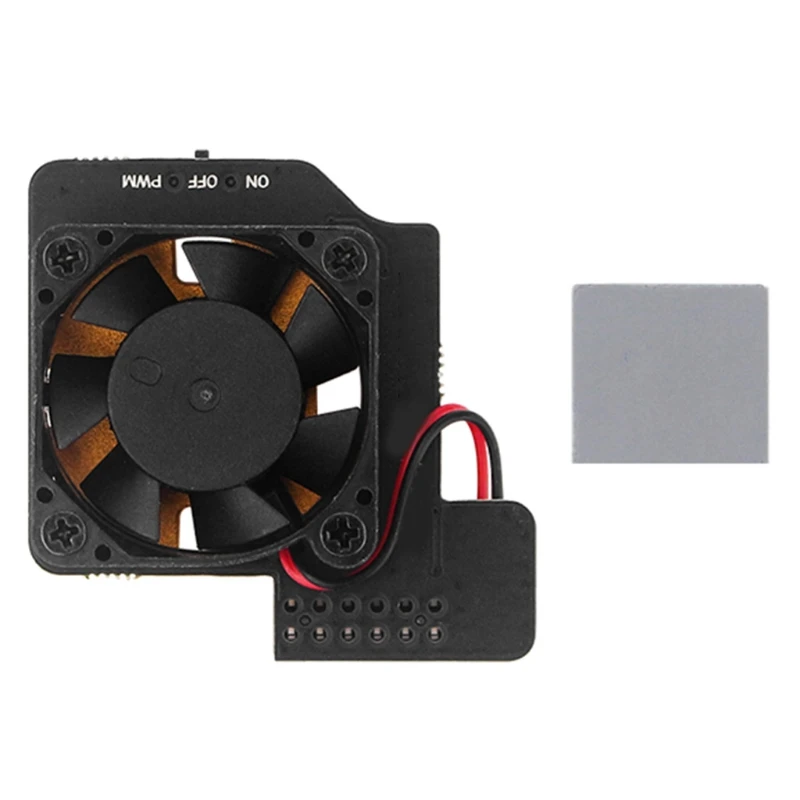Speed Adjustable Mini PWN Cooling Fan Pure Copper Metal Bottom Heatsink Radiator for Raspberry Pi 4B/3B+/3B W3JD
Speed Adjustable Mini PWN Cooling Fan Pure Copper Metal Bottom Heatsink Radiator for Raspberry Pi 4B/3B+/3B W3JD