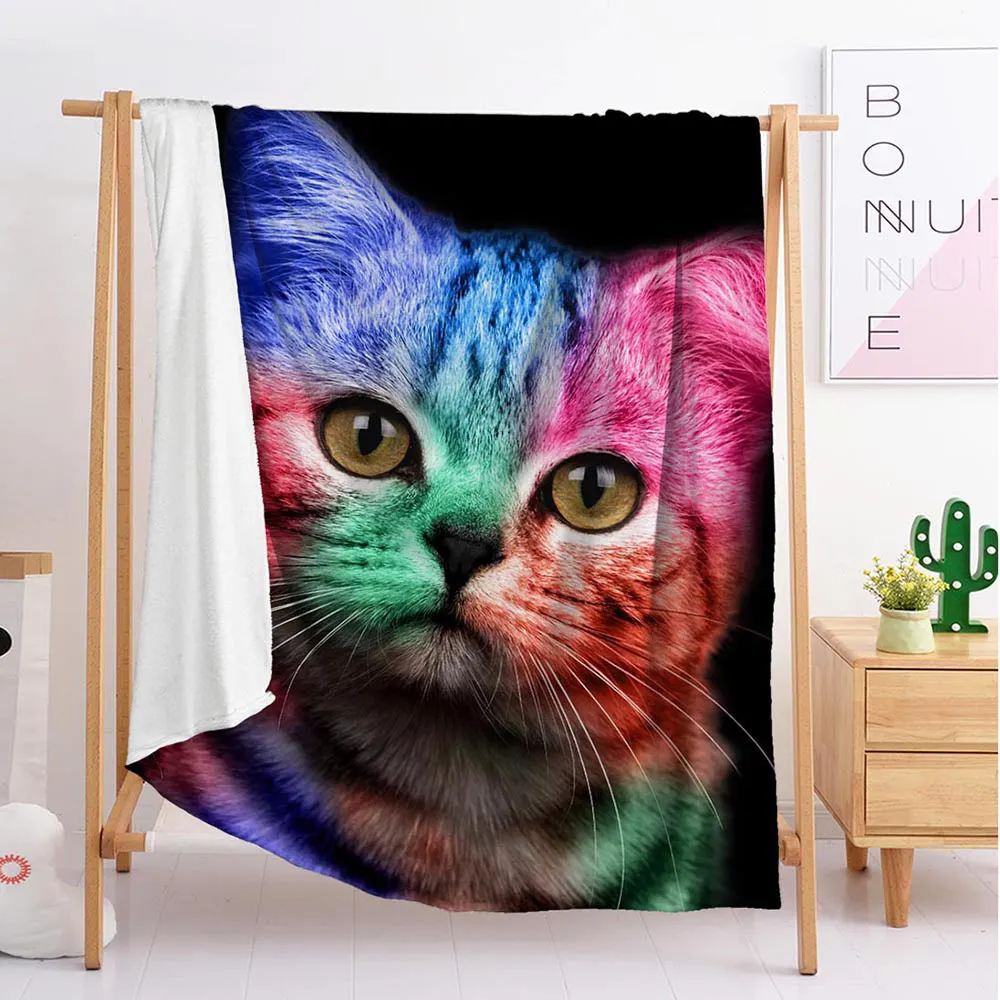 Colorful dream cat animal Custom blankets Large and small size throw blanket tapestry sleeping blanket flannel blanket bedding
Colorful dream cat animal Custom blankets Large and small size throw blanket tapestry sleeping blanket flannel blanket bedding