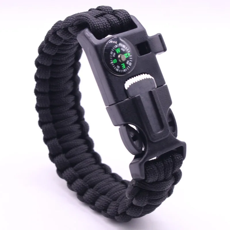Multi-function Military Emergency Survival Paracord 4mm Bracelet Outdoor Scraper Whistle Buckle Paracord Tools 550 Paracord
Multi-function Military Emergency Survival Paracord 4mm Bracelet Outdoor Scraper Whistle Buckle Paracord Tools 550 Paracord