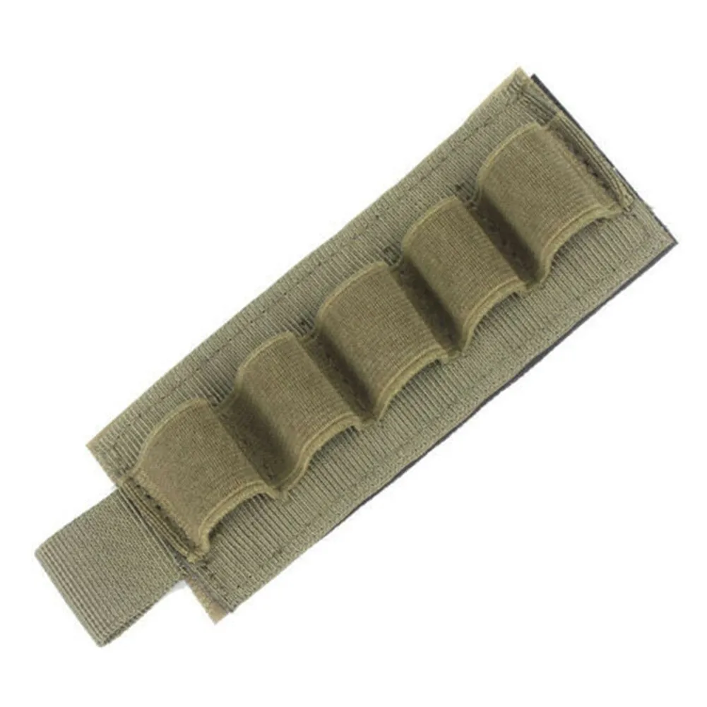 5 Round Hunting MOLLE Shotgun Stock Shell 12 Gauge Holder Ammo Pouch Hunting Stick Shell Ammo Carry Holder Reload Strip Shooting
5 Round Hunting MOLLE Shotgun Stock Shell 12 Gauge Holder Ammo Pouch Hunting Stick Shell Ammo Carry Holder Reload Strip Shooting