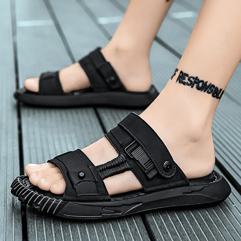 Men's Luxury Sandals Summer Genuine Leather Sandalias Men Outdoor Casual Breathable Summer Sandal Fashion Shoes Mens Sneakers
Men's Luxury Sandals Summer Genuine Leather Sandalias Men Outdoor Casual Breathable Summer Sandal Fashion Shoes Mens Sneakers