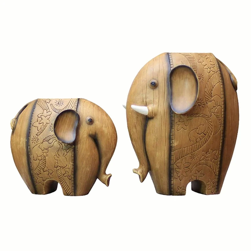 2 Pcs Decorations Art Craft Elephant Vase Decoration Gift Living Room Study Wine Cabinet Console Cabinet Window Statues
2 Pcs Decorations Art Craft Elephant Vase Decoration Gift Living Room Study Wine Cabinet Console Cabinet Window Statues