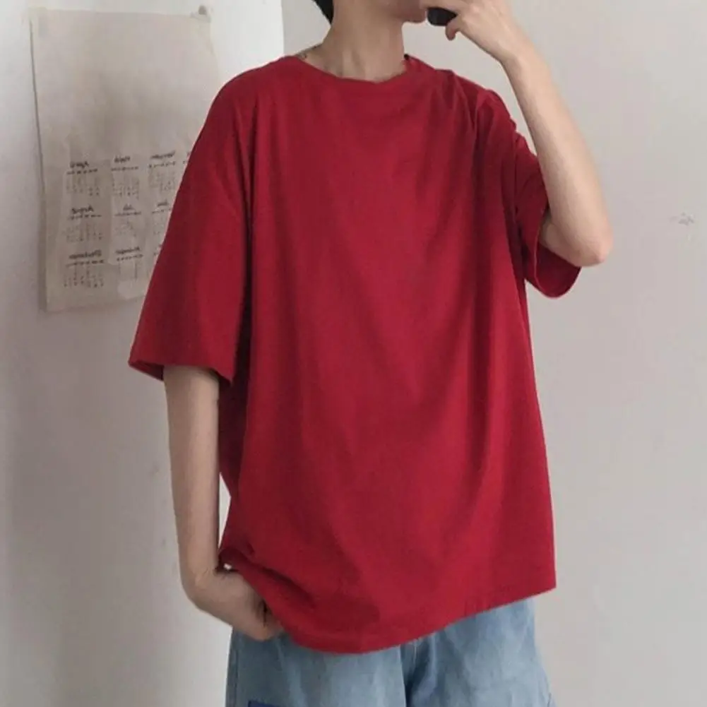 Men's T Shirt Short Sleeve Man Tee Slim T-Shirt Men Casual Solid Color Half Sleeve O Neck Soft Loose T-shirt Baggy Shirt Top
Men's T Shirt Short Sleeve Man Tee Slim T-Shirt Men Casual Solid Color Half Sleeve O Neck Soft Loose T-shirt Baggy Shirt Top