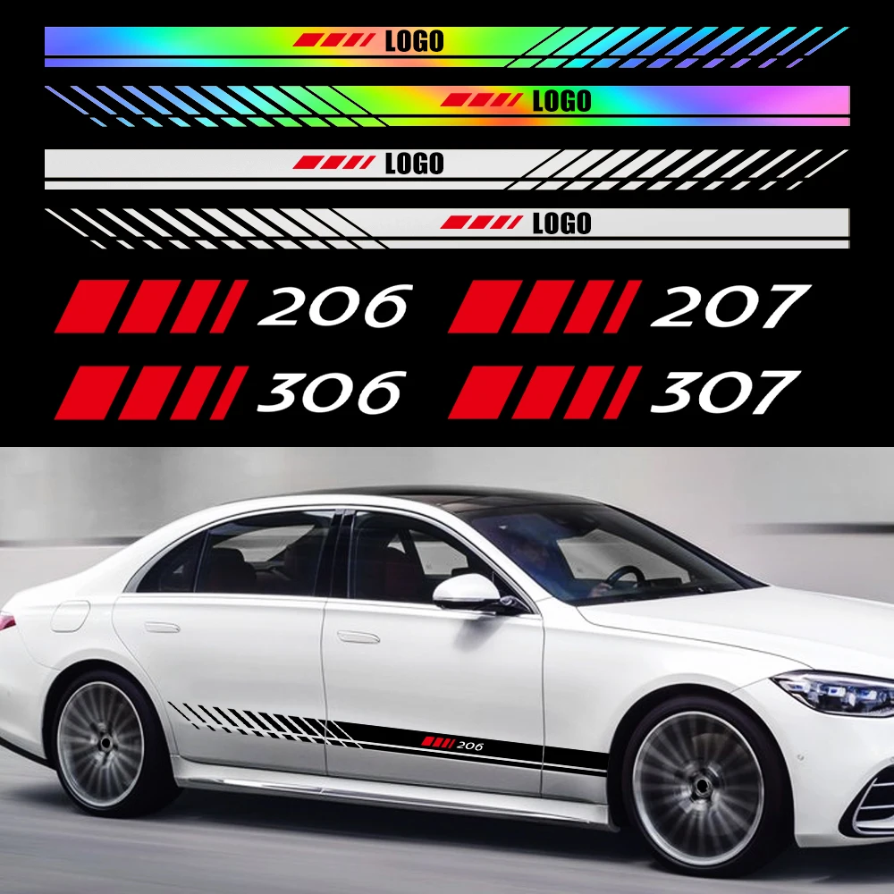 2Pcs Fashion PVC Stripe Car Body Stickers Vinyl Decals For Peugeot 206 207 306 308 208 508 307 108 107 106 5008 3008 Accessories
2Pcs Fashion PVC Stripe Car Body Stickers Vinyl Decals For Peugeot 206 207 306 308 208 508 307 108 107 106 5008 3008 Accessories