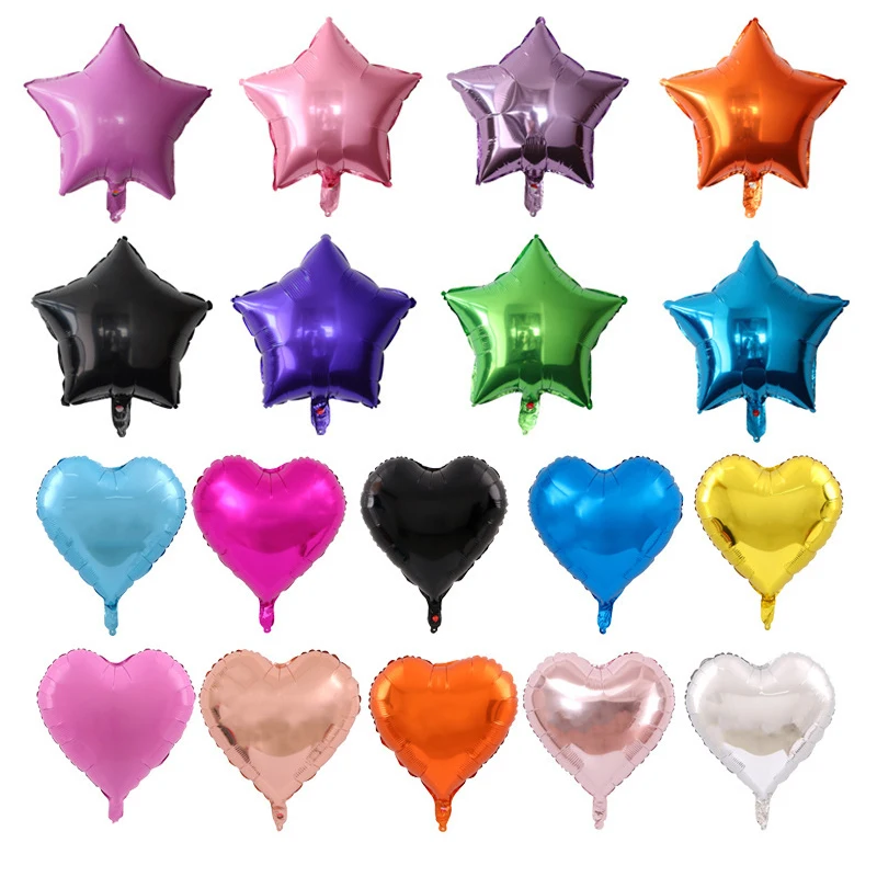 18-inch star heart shaped balloon baby shower child adult birthday wedding decoration balloon event party floating air ball
18-inch star heart shaped balloon baby shower child adult birthday wedding decoration balloon event party floating air ball