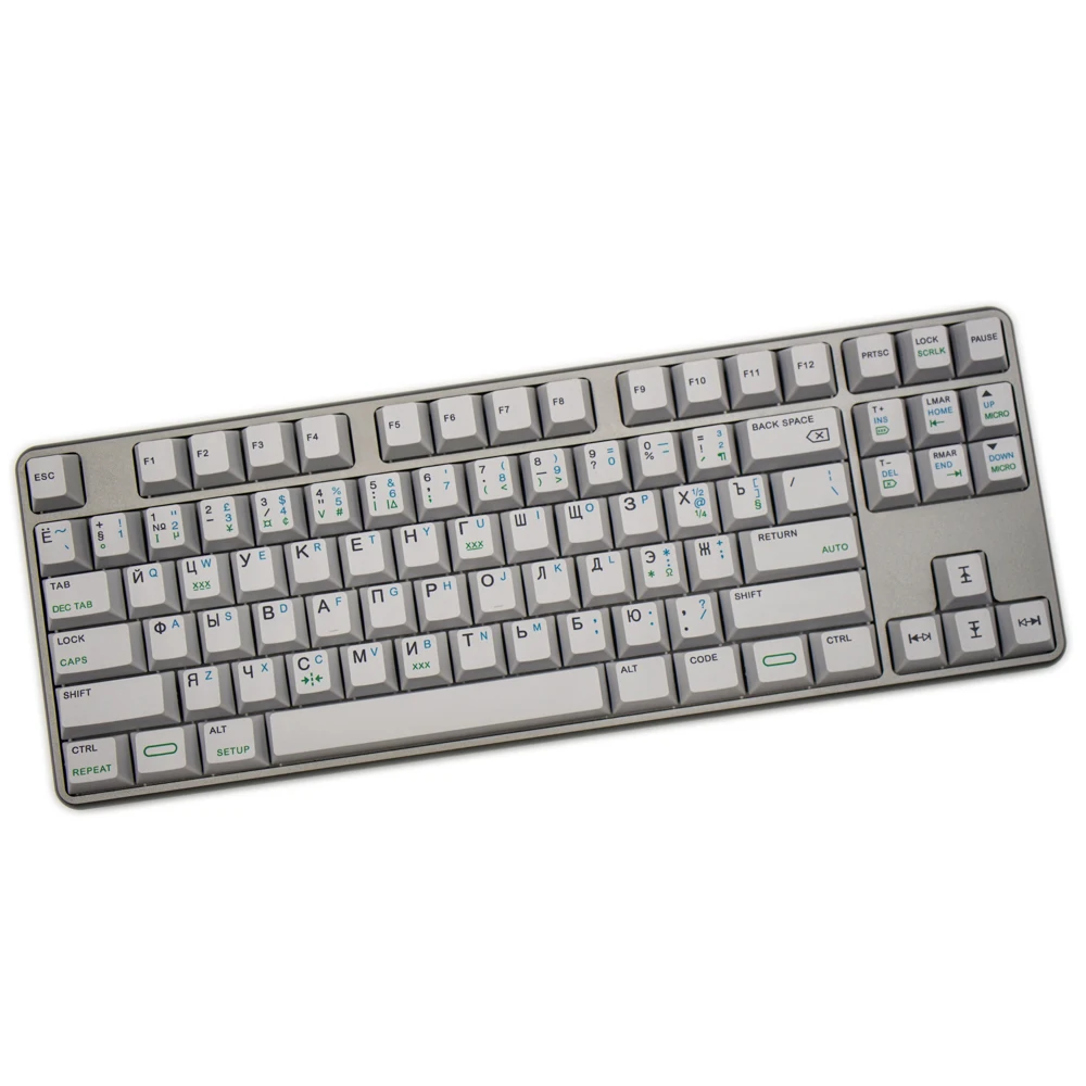 ONECAPMKY Russian keys Cherry Profile Keycap Dye-Sublimation Thick PBT Keycaps FOR MX Switch Mechanical Keyboard
ONECAPMKY Russian keys Cherry Profile Keycap Dye-Sublimation Thick PBT Keycaps FOR MX Switch Mechanical Keyboard