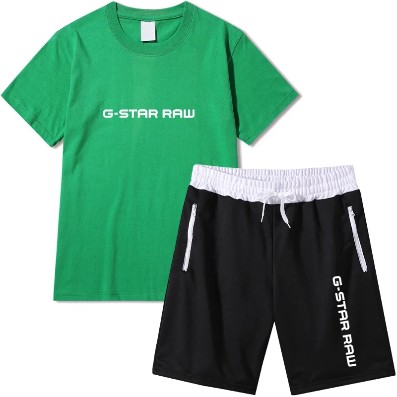 Men's Sets Summer New Men's T-shirt + Shorts Set Breathable Casual T shirt Running Set Fashion Harajuku Printed Male Sport Suit
Men's Sets Summer New Men's T-shirt + Shorts Set Breathable Casual T shirt Running Set Fashion Harajuku Printed Male Sport Suit