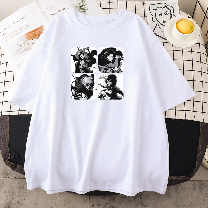 New Attack On Titan Anime Comics Style Mens Clothing Vintage Quality Streetwear Fashion Brand Tops Harajuku Loose Mens T-Shirts
New Attack On Titan Anime Comics Style Mens Clothing Vintage Quality Streetwear Fashion Brand Tops Harajuku Loose Mens T-Shirts