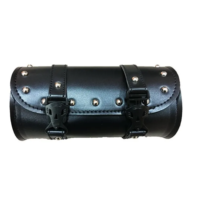 

Motorcycle Universal Leather Bag Tool Roll Saddle Bag Dirt bike Cruiser Chopper Cafe Racer Old School Bobber Touring Scooter