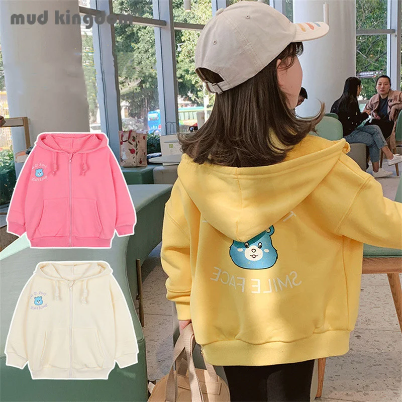Mudkingdom Fashion Girl Outerwear Hooded Cartoon Print Long Sleeve Loose Casual Jacket for Kids Spring Autumn Fashion Clothes
Mudkingdom Fashion Girl Outerwear Hooded Cartoon Print Long Sleeve Loose Casual Jacket for Kids Spring Autumn Fashion Clothes