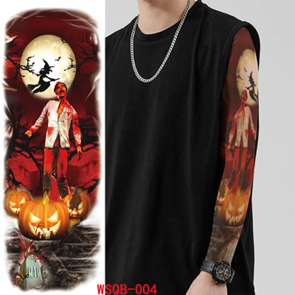 Waterproof sweaty 3D Tattoo sticker Halloween disposable temporary glow Fake tattoo Men and Women Human Body Arm Thigh Art Tatoo
Waterproof sweaty 3D Tattoo sticker Halloween disposable temporary glow Fake tattoo Men and Women Human Body Arm Thigh Art Tatoo