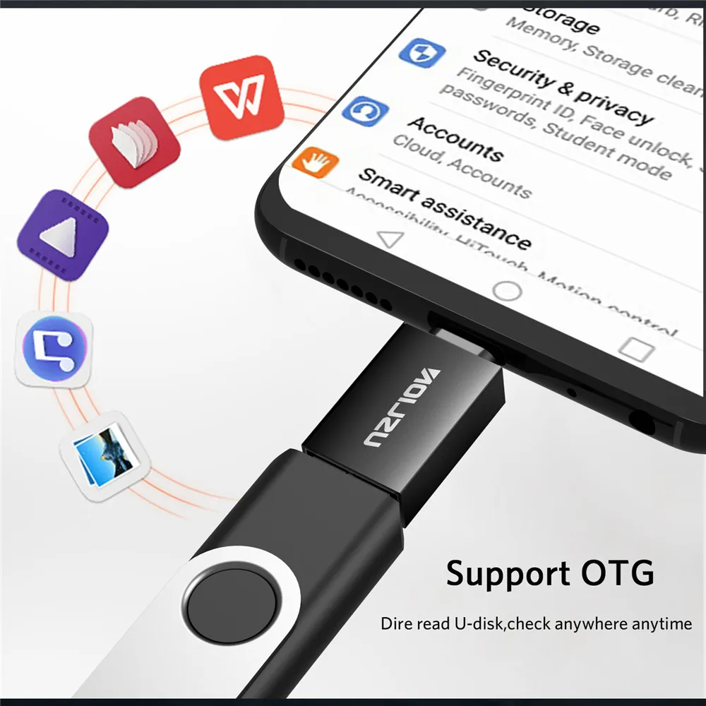 Переходник USLION с USB Type C на OTG переходник папа мама для Macbook Samsung S21 S20 Xiaomi адаптер |