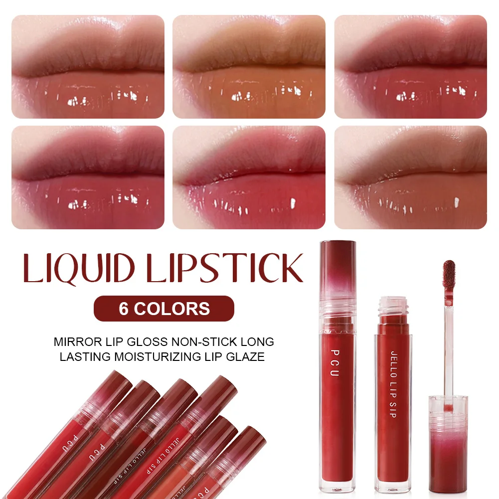 Liquid Lipstick 6 Colors Mirror Lip Gloss Non-Stick Long Lasting Moisturizing Lip Glaze Makeup Gift for Girls Women Cosmetics
Liquid Lipstick 6 Colors Mirror Lip Gloss Non-Stick Long Lasting Moisturizing Lip Glaze Makeup Gift for Girls Women Cosmetics