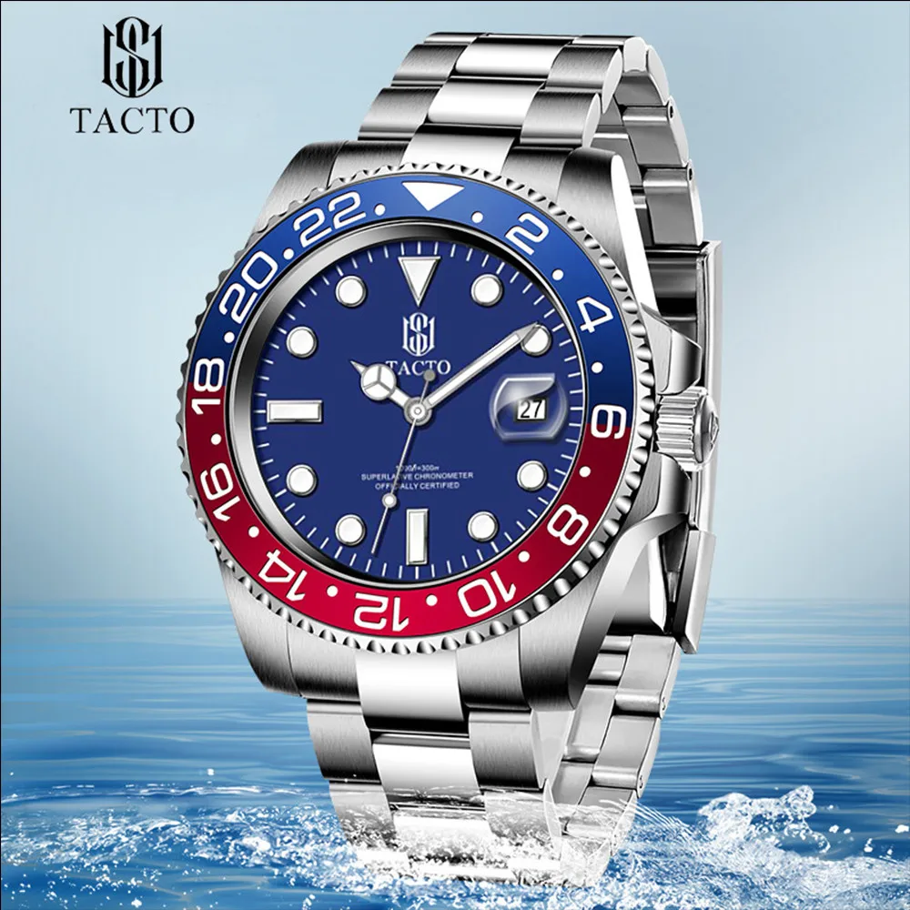 TACTO 2021 Men's Watch Stainless Steel Luminous Clock Quartz Watch Male Role Fashion Business Watch Waterproof
TACTO 2021 Men's Watch Stainless Steel Luminous Clock Quartz Watch Male Role Fashion Business Watch Waterproof
