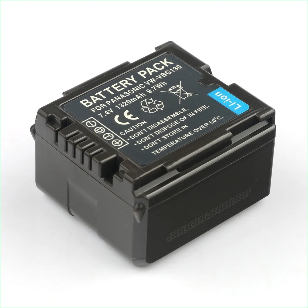 LANFULANG Батарея для цифрового фотоаппарата Panasonic VW VBG130 и VBG6 HDC SD1 MDH1 SDT750 SD3 SD5|battery
