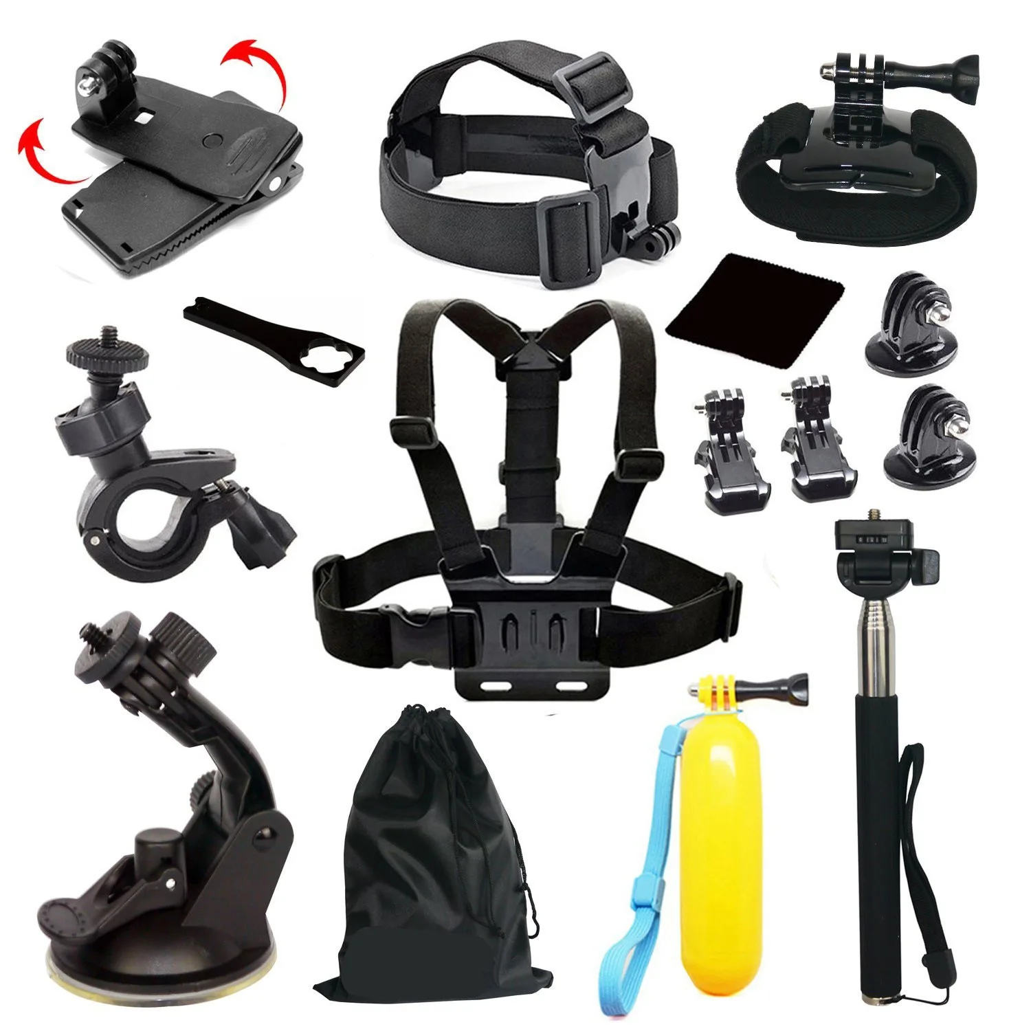 GoPro Action Camera Accessories Kit Go Pro SJCAM SJ4000 SJ5000 SJ7000 Accessories Set Package For Hero 1 2 3 3+ 4 Xiaomi Yi
GoPro Action Camera Accessories Kit Go Pro SJCAM SJ4000 SJ5000 SJ7000 Accessories Set Package For Hero 1 2 3 3+ 4 Xiaomi Yi
