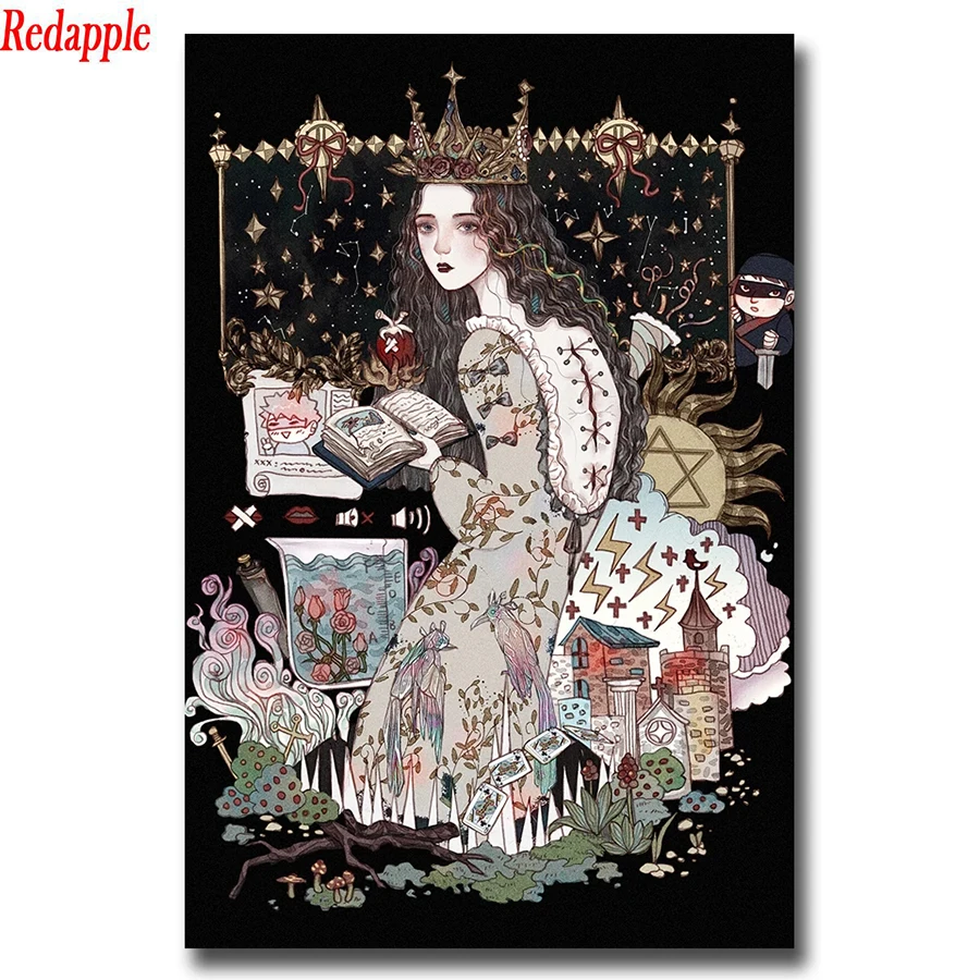 5d diy diamond painting Abstract cartoon art, cute princess girl diamond painting cross stitch mosaic embroidery diamond
5d diy diamond painting Abstract cartoon art, cute princess girl diamond painting cross stitch mosaic embroidery diamond