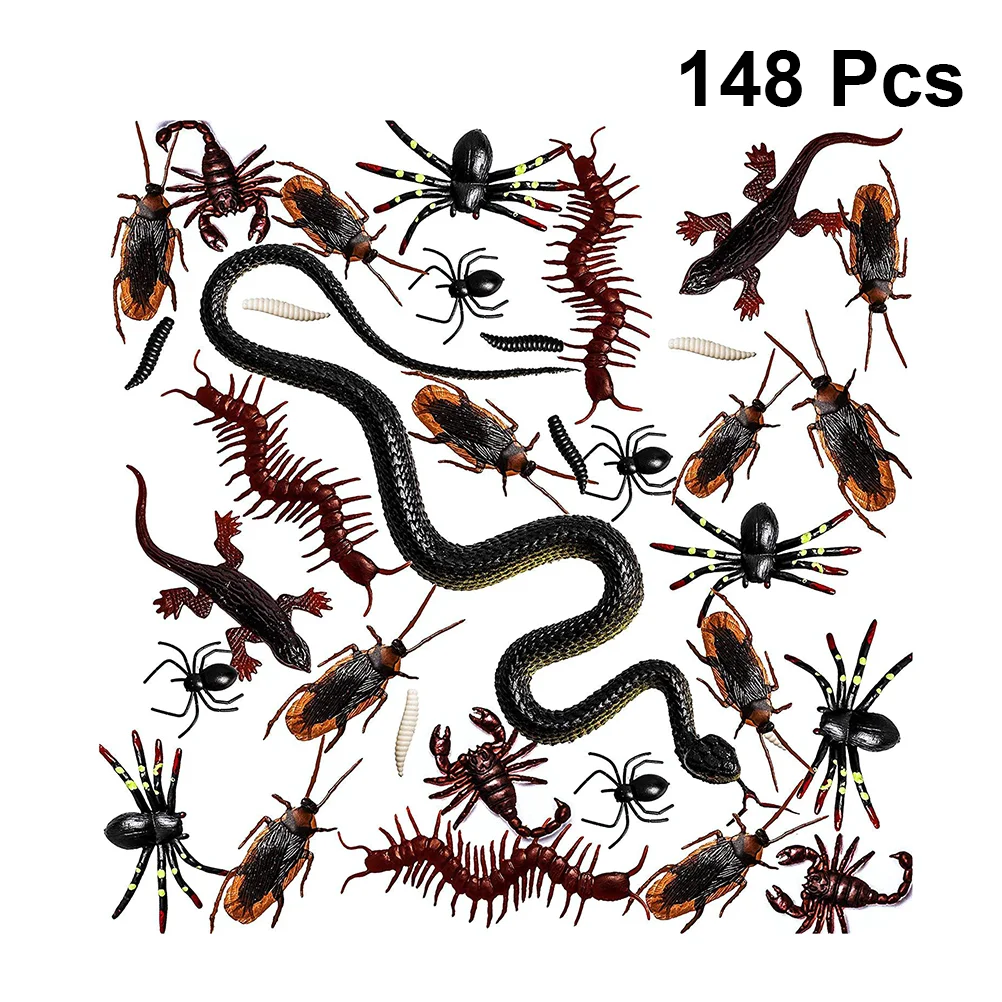 148 шт. искусственный паук, искусственная змея, питон, червь, Скорпион и Гекко, украшение для вечеринки на День дурака, День дурака, Misc
148 шт. искусственный паук, искусственная змея, питон, червь, Скорпион и Гекко, украшение для вечеринки на День дурака, День дурака, Misc