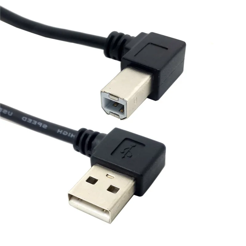 90 Degree Right Angled USB 2.0 A Male to Right angled B Male Printer Cable for printer scanner hardisk 50cm 100cm
90 Degree Right Angled USB 2.0 A Male to Right angled B Male Printer Cable for printer scanner hardisk 50cm 100cm