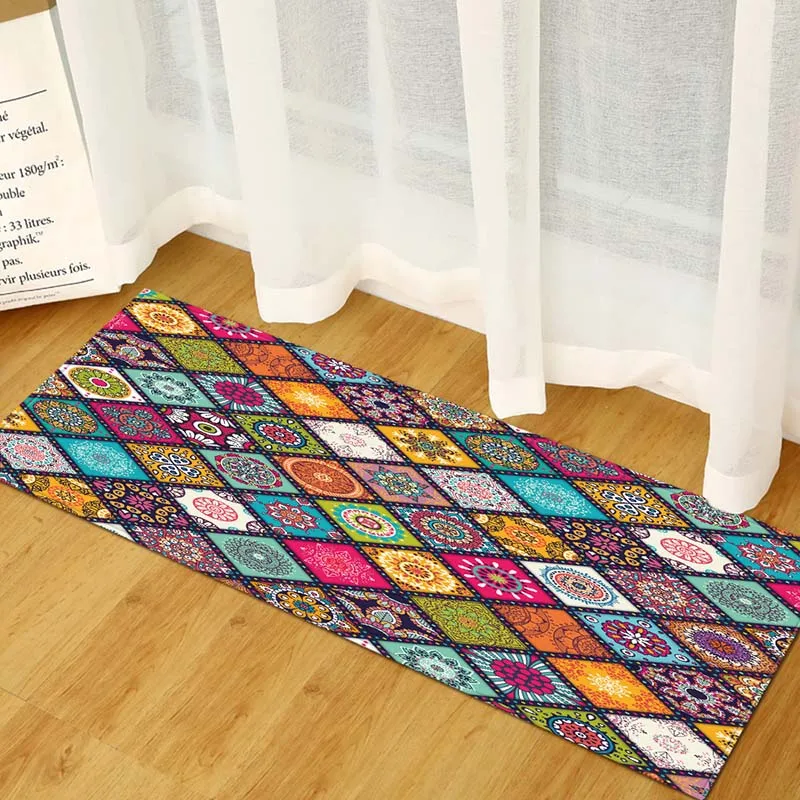 Bohemian Mat Long Strip Bedroom Entrance Doormat Kitchen Pattern Home Floor Decoration Living Room Carpet Bathroom Door Mat
Bohemian Mat Long Strip Bedroom Entrance Doormat Kitchen Pattern Home Floor Decoration Living Room Carpet Bathroom Door Mat