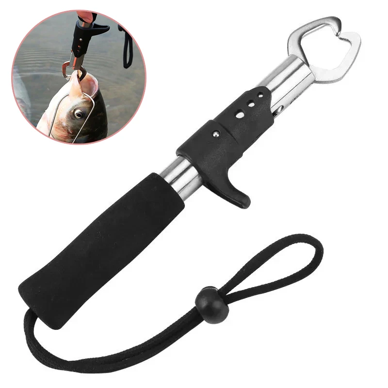 

Fish Tackle Fish Lip Stainless Steel Control Scissor Snip Fishing Grip Set Nipper Pincer Accessory Tool Clip Clamp Cutter Plier