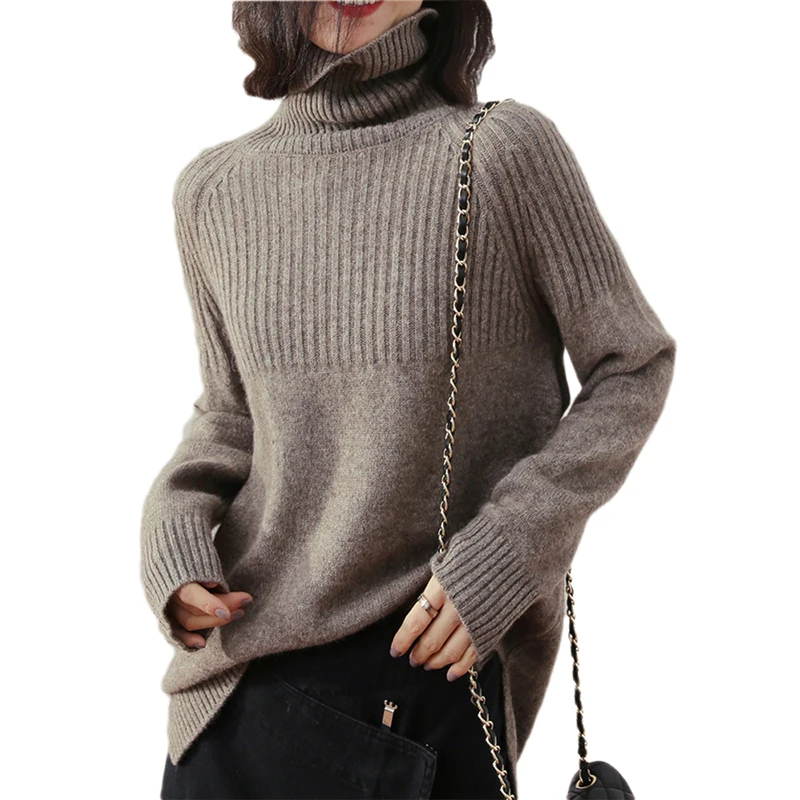 CN 2021 Autumn Winter Sweater Women Fashion Casual Long Sleeve Pullover Sweater Elegant Slim Fit Sliod Color Turtleneck
CN 2021 Autumn Winter Sweater Women Fashion Casual Long Sleeve Pullover Sweater Elegant Slim Fit Sliod Color Turtleneck