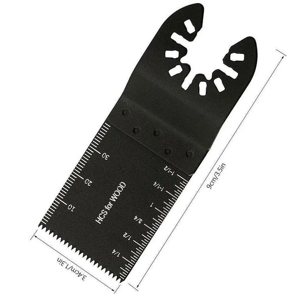 10PCS 34mm Universal HCS Oscillating Multi Tool Saw Blades Wood Cutting For Metal Woodworking Power Cutter Multitool Tools V3R5
10PCS 34mm Universal HCS Oscillating Multi Tool Saw Blades Wood Cutting For Metal Woodworking Power Cutter Multitool Tools V3R5