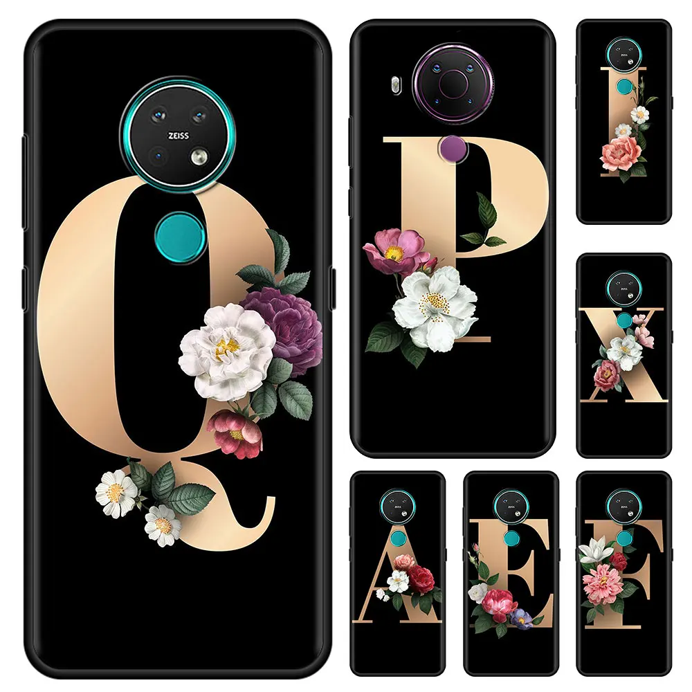 First letter A B C Cell Phone Case for Nokia 5.4 7.2 3.4 5.3 2.3 3.2 8.3 5G 2.4 2.2 4.2 1.3 1.4 C20 G20 X20 Cover Coque
First letter A B C Cell Phone Case for Nokia 5.4 7.2 3.4 5.3 2.3 3.2 8.3 5G 2.4 2.2 4.2 1.3 1.4 C20 G20 X20 Cover Coque
