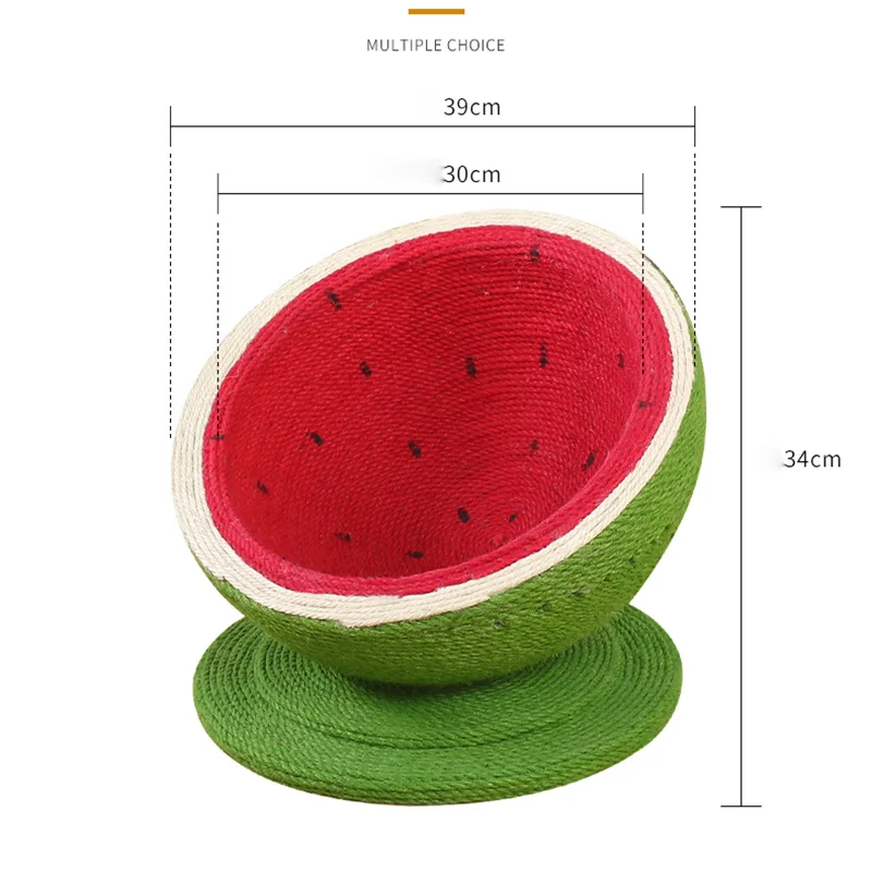 Cat Scratching Board Red Watermelon Shaped Sisal Cat Scratching Tree Balcony Cat Bed Easy to Clean Pet Supplies Cats Furniture 
Cat Scratching Board Red Watermelon Shaped Sisal Cat Scratching Tree Balcony Cat Bed Easy to Clean Pet Supplies Cats Furniture