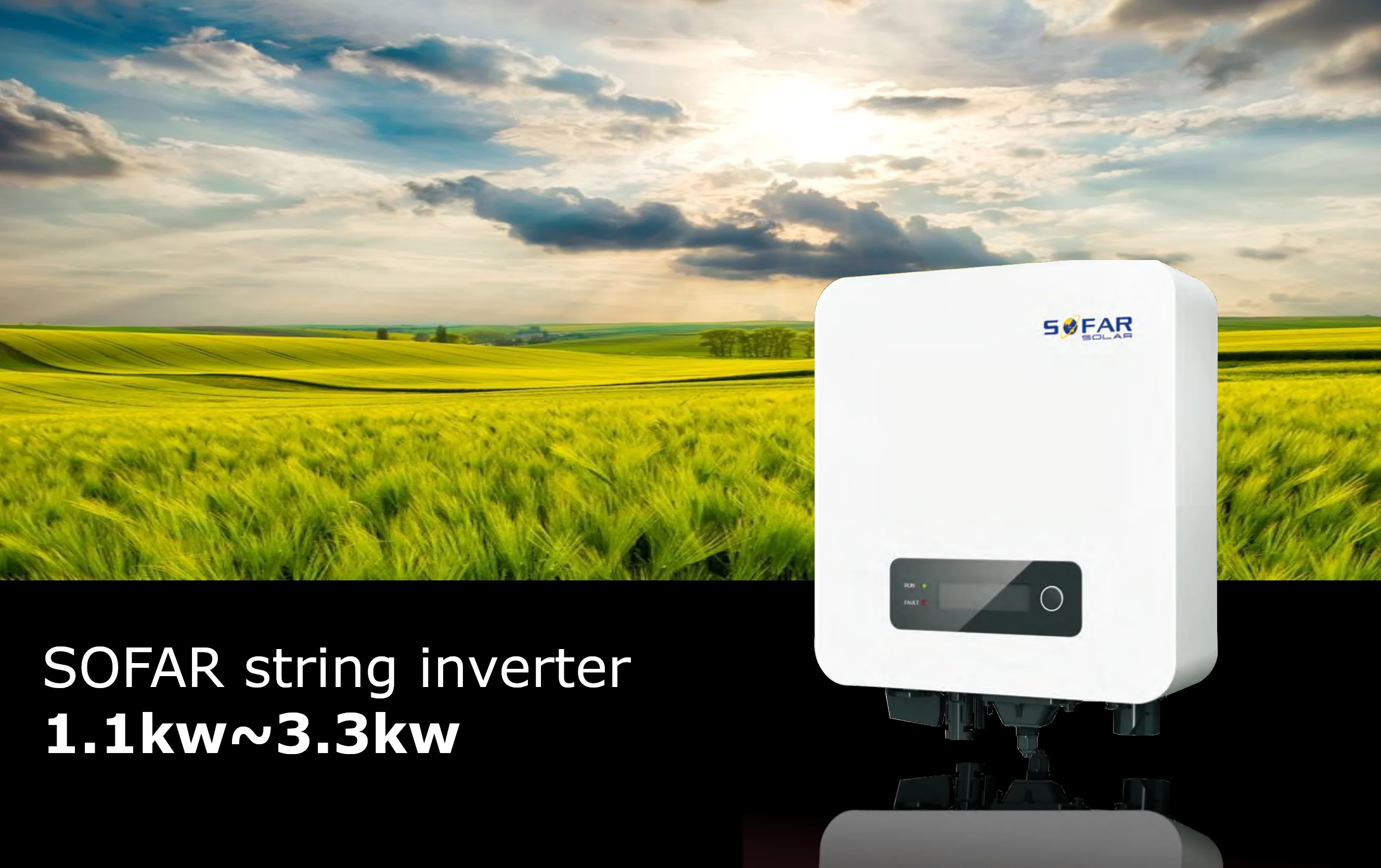 SOFAR 3.3KVA SOFAR 3300TL-G3 3.3KTL-G3 single phase 3300W single MPPT on grid tied inverter 3KW
SOFAR 3.3KVA SOFAR 3300TL-G3 3.3KTL-G3 single phase 3300W single MPPT on grid tied inverter 3KW