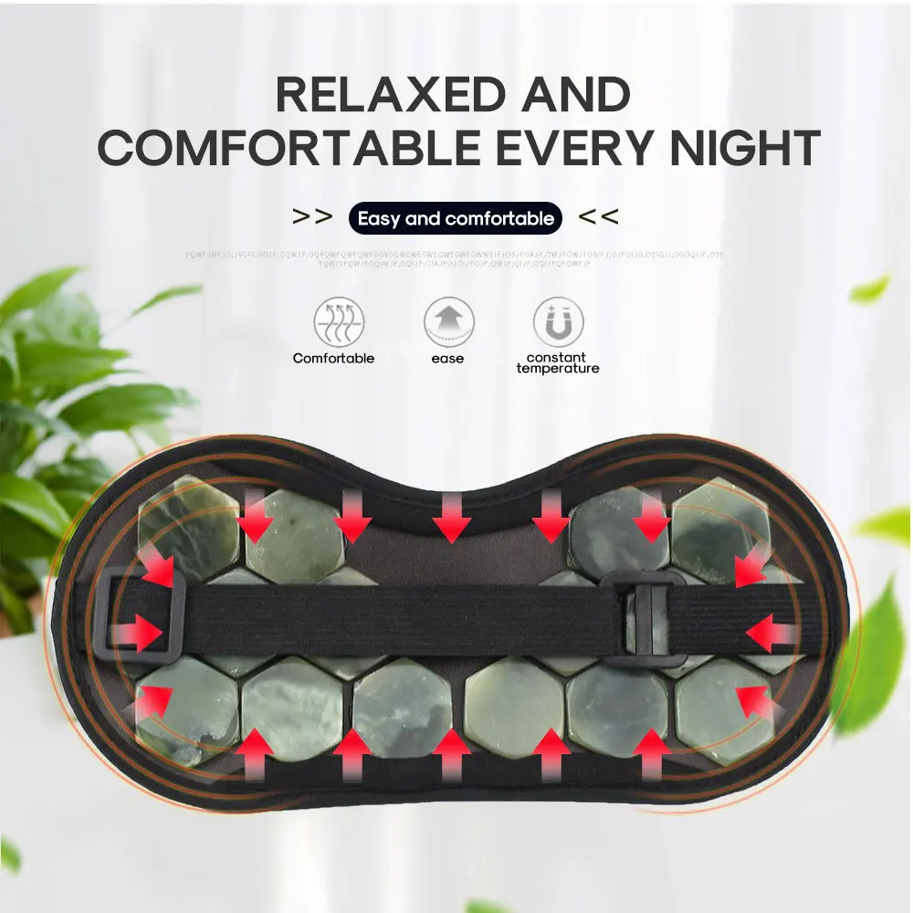 Natural Jade Eyeshade Sleeping Mask Eye Massager Therapy Marlene Stone Germanium Eye Mask Shade Cover For Relaxation Health Care
Natural Jade Eyeshade Sleeping Mask Eye Massager Therapy Marlene Stone Germanium Eye Mask Shade Cover For Relaxation Health Care