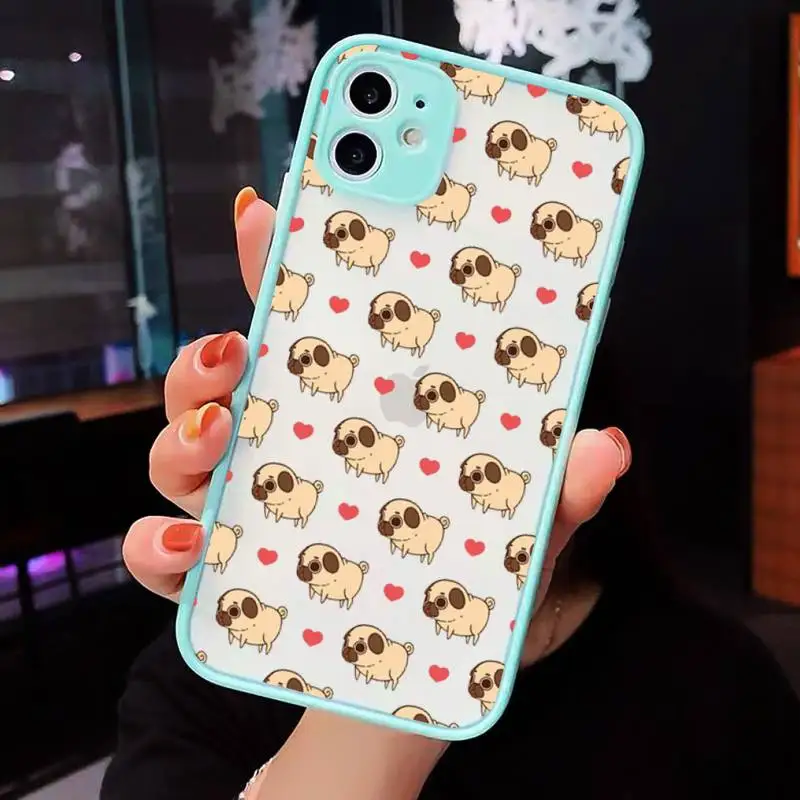 cute Pug French Bulldog Phone Cases matte transparent For iphone 7 8 11 12 plus mini x xs xr pro max cover
cute Pug French Bulldog Phone Cases matte transparent For iphone 7 8 11 12 plus mini x xs xr pro max cover