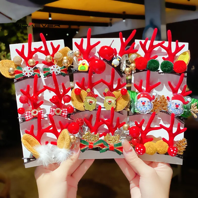 1 Pair Christmas Hair Clips for Girls Deer Ear Hairpins Kids Antler Hairpin Barrette Hair Accessories Christmas Party Festival
1 Pair Christmas Hair Clips for Girls Deer Ear Hairpins Kids Antler Hairpin Barrette Hair Accessories Christmas Party Festival