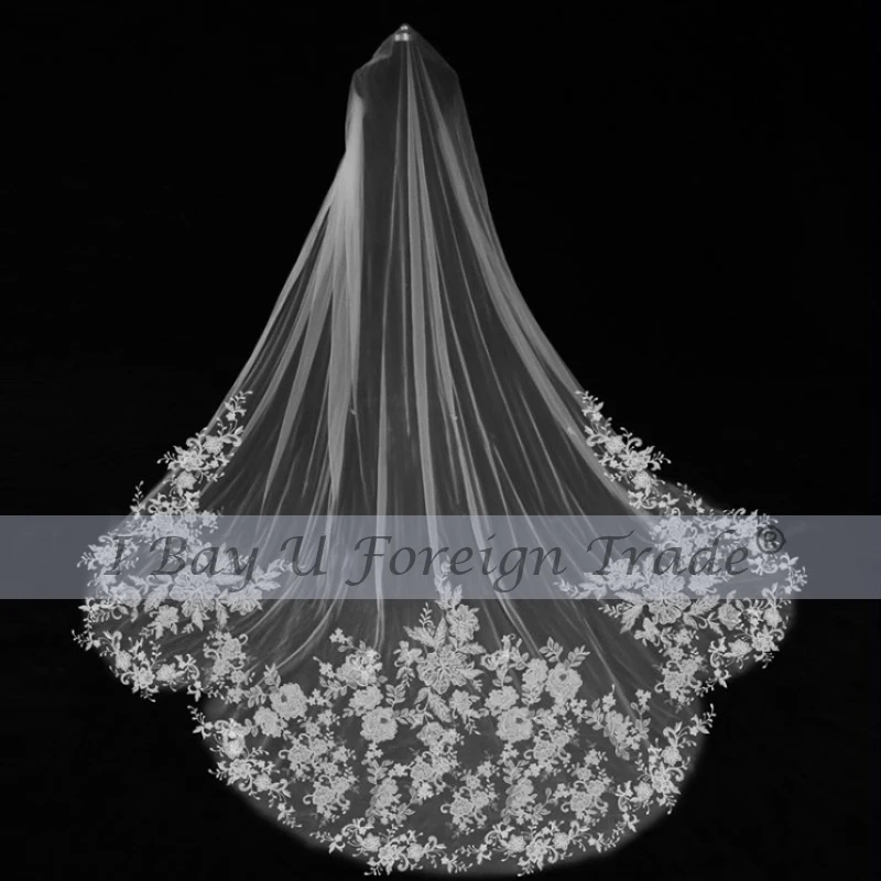 Фата свадебная кружевная с аппликацией, длинная, мягкая, для невесты, венецианская, 2020
Фата свадебная кружевная с аппликацией, длинная, мягкая, для невесты, венецианская, 2020