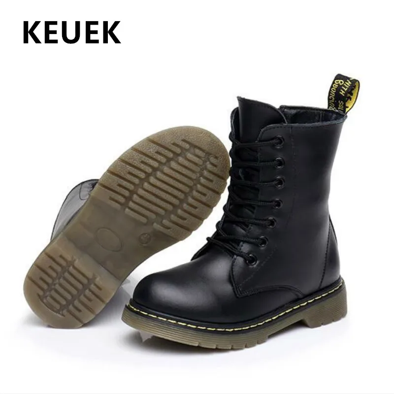 New 2021 Autumn Winter Boots Children Shoes Kids Thick Plush Genuine Leather Boys Girls Student Baby Motorcycle Boots 043
New 2021 Autumn Winter Boots Children Shoes Kids Thick Plush Genuine Leather Boys Girls Student Baby Motorcycle Boots 043